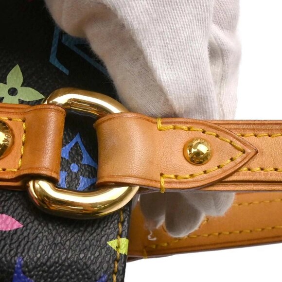 Louis Vuitton Black Monogram Multicolor Aurelia GM Tote Bag - Picture 5 of 10